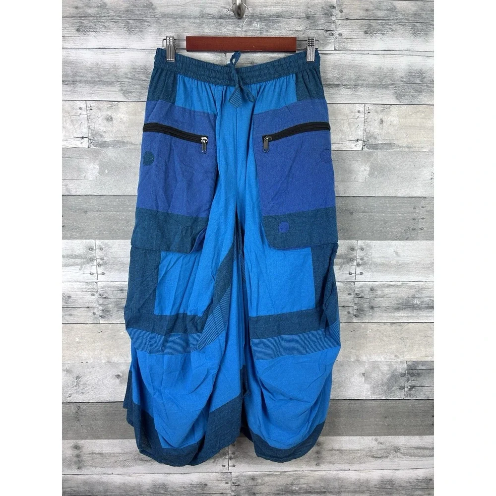 SIDDHARTHA Blue Maxi Full Skirt India Attire Medium